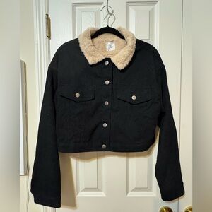 Altar’d State Faux Fur-lined Corduroy Jacket